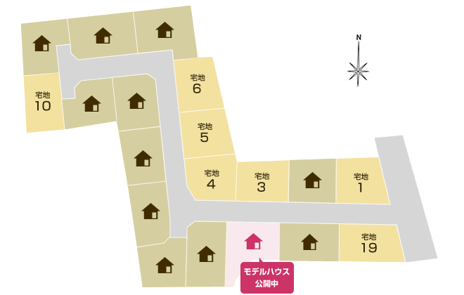 シエルヴィラ大津区画図